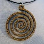 Wooden Spiral Necklace - Laser Cut From Plywood