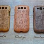 Samsung Galaxy S3 Case - Wooden Cases Walnut /..