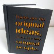 Notebook 'Original people' - with a laser cut cover