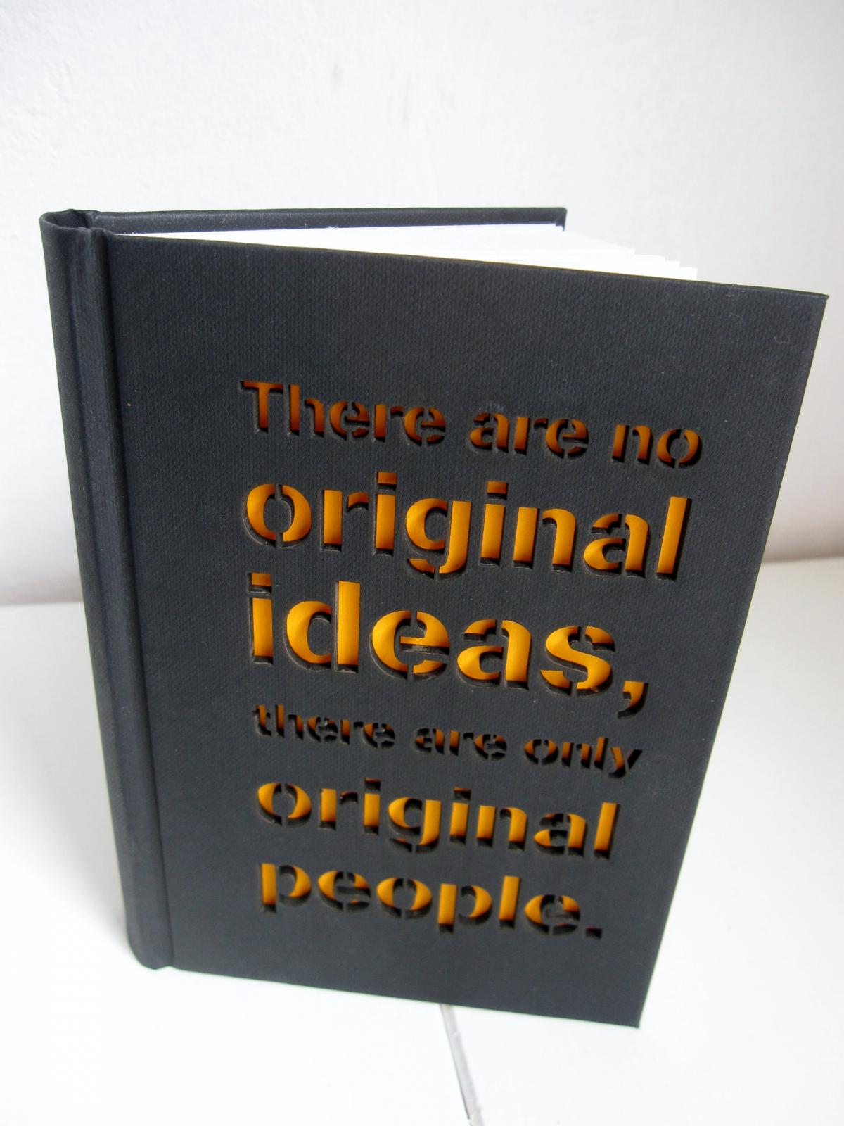 Notebook 'original People' - With A Laser Cut Cover