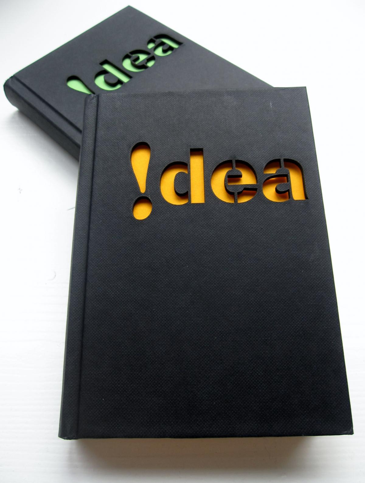 Notebook 'idea' - With A Laser Cut Cover