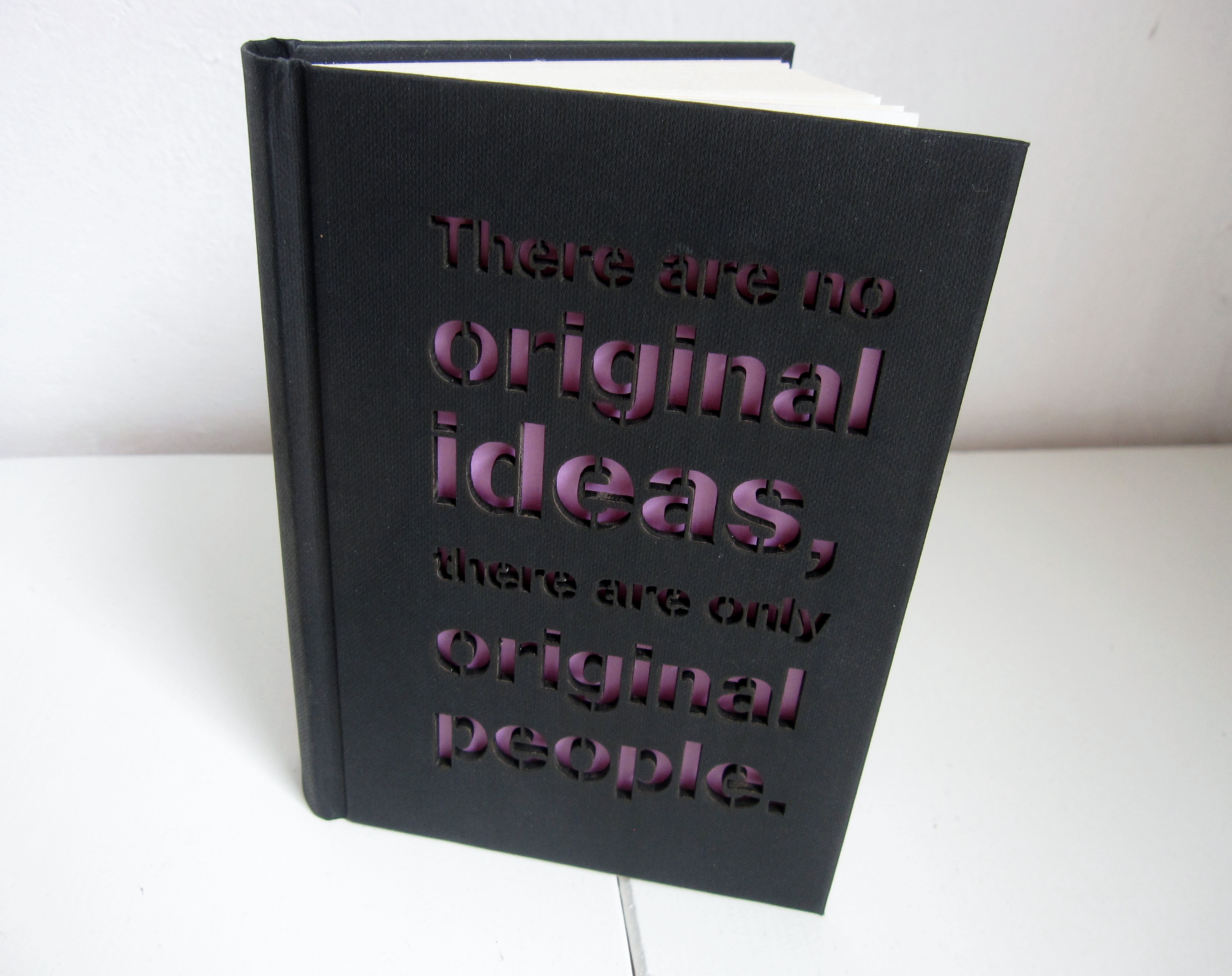 Notebook 'original People' With A Laser Cut Cover on Luulla